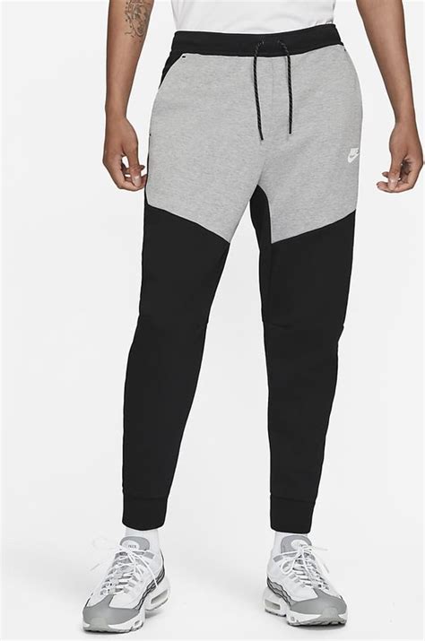 nike fleece tech grijs broek heren|tech fleece heren nl.